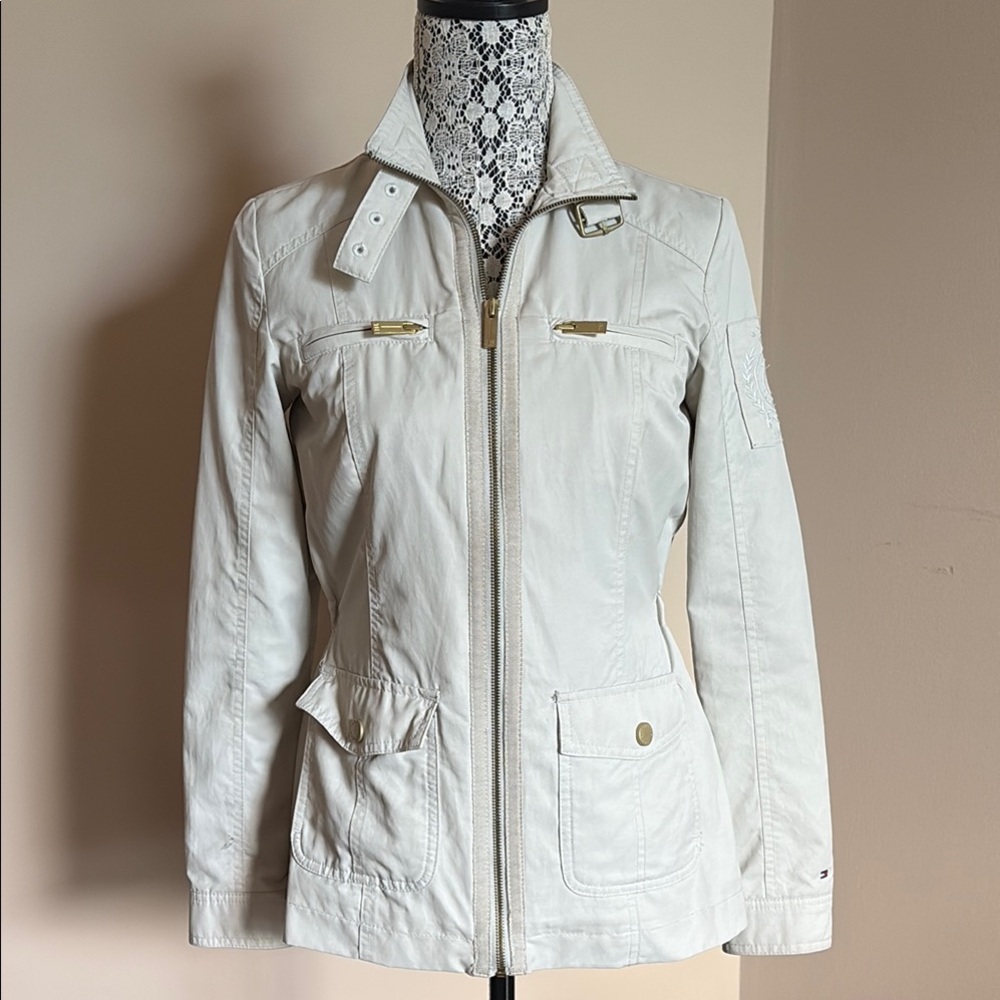 Tommy Hilfiger Wind Breaker Jacket with High Collar